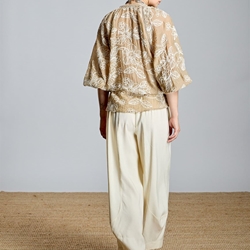 ALBA CONDE Pantalón Crudo Con Pinzas - Imagen 2