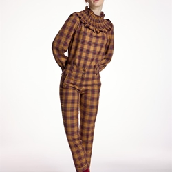 ALBA CONDE Pantalón de Cuadros - Imagen 1