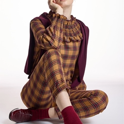 ALBA CONDE Pantalón de Cuadros - Imagen 2