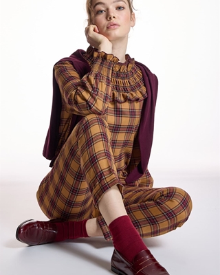 ALBA CONDE Pantalón de Cuadros - Imagen 2