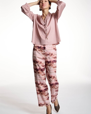 ALBA CONDE Pantalón Estampado Acuarela - Imagen 1