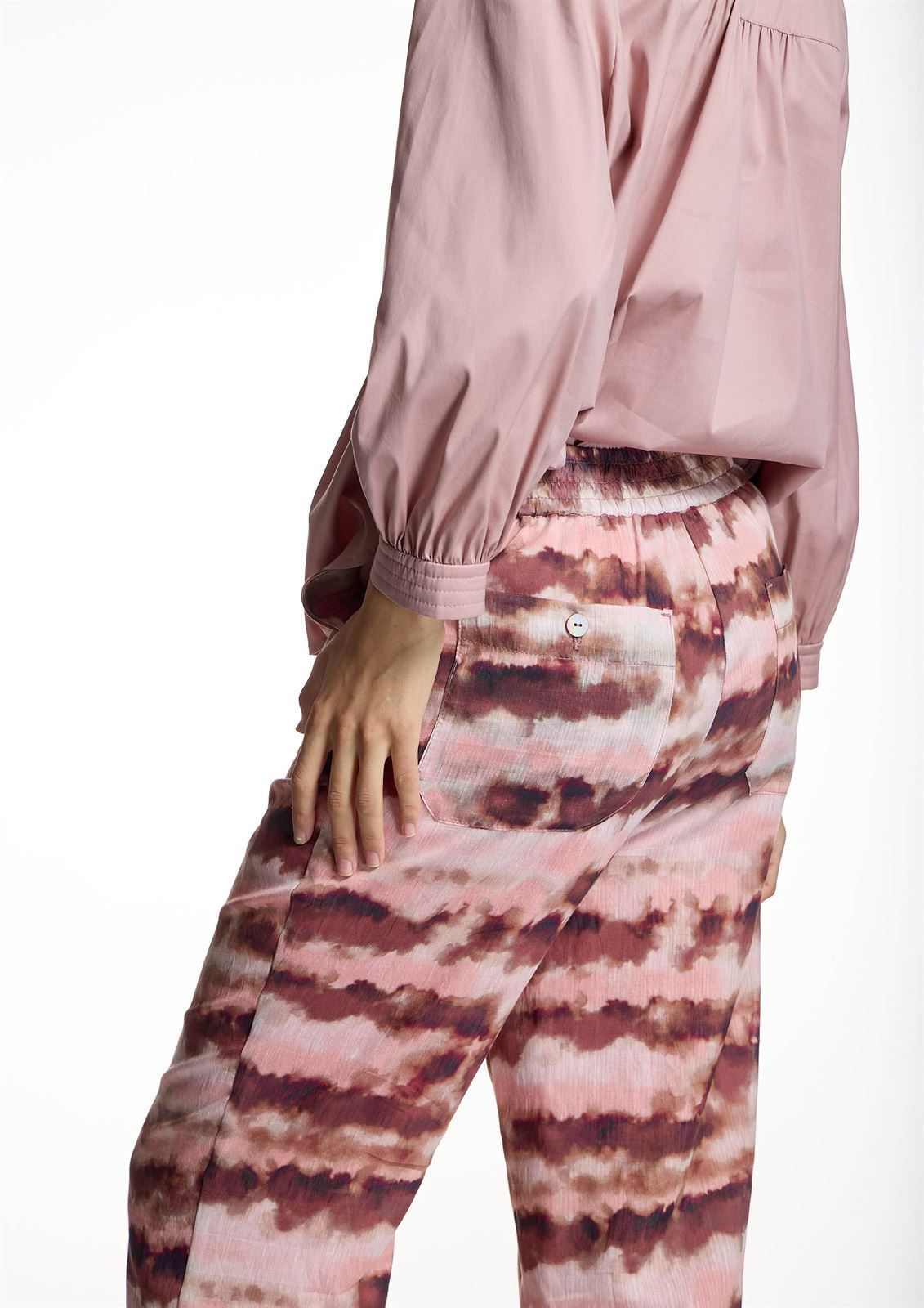 ALBA CONDE Pantalón Estampado Acuarela - Imagen 2