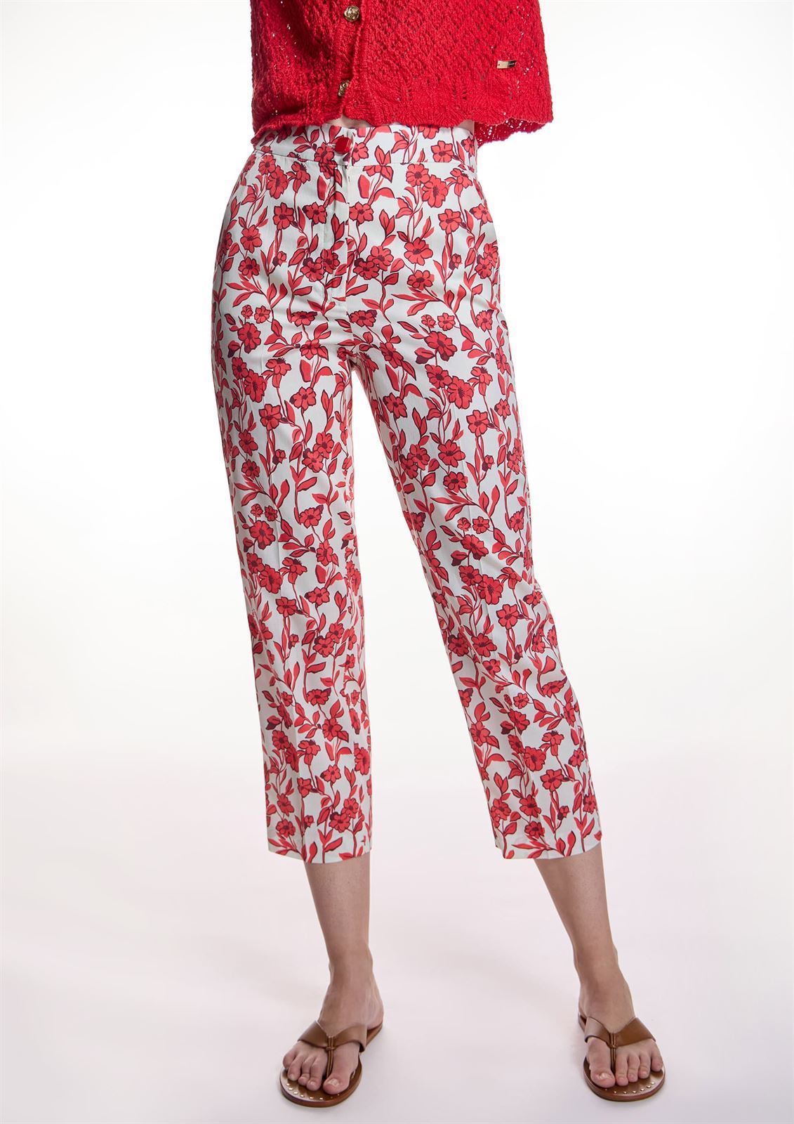 ALBA CONDE Pantalón Estampado Floral - Imagen 5