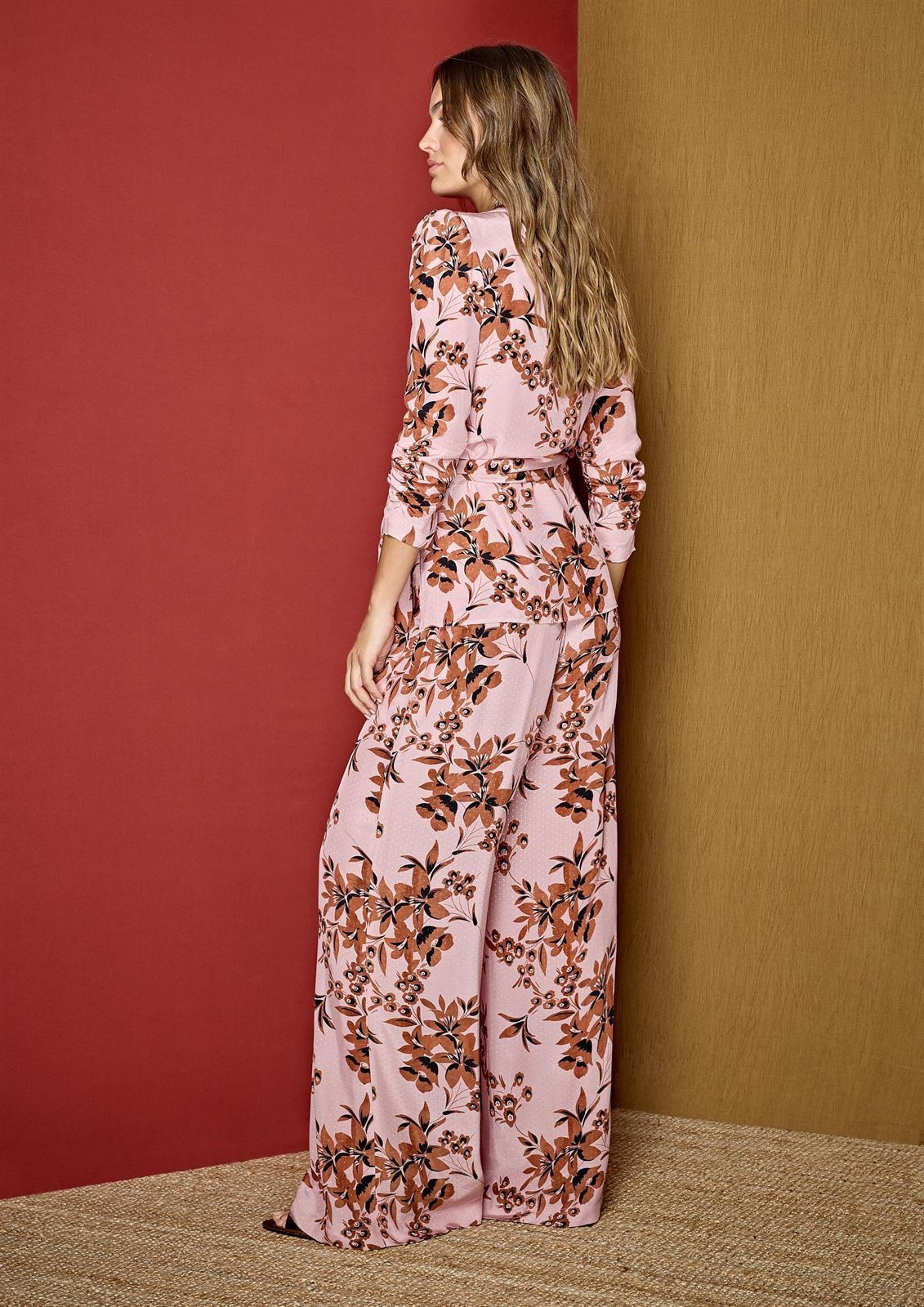 ALBA CONDE Pantalón Fluído Estampado Floral - Imagen 5