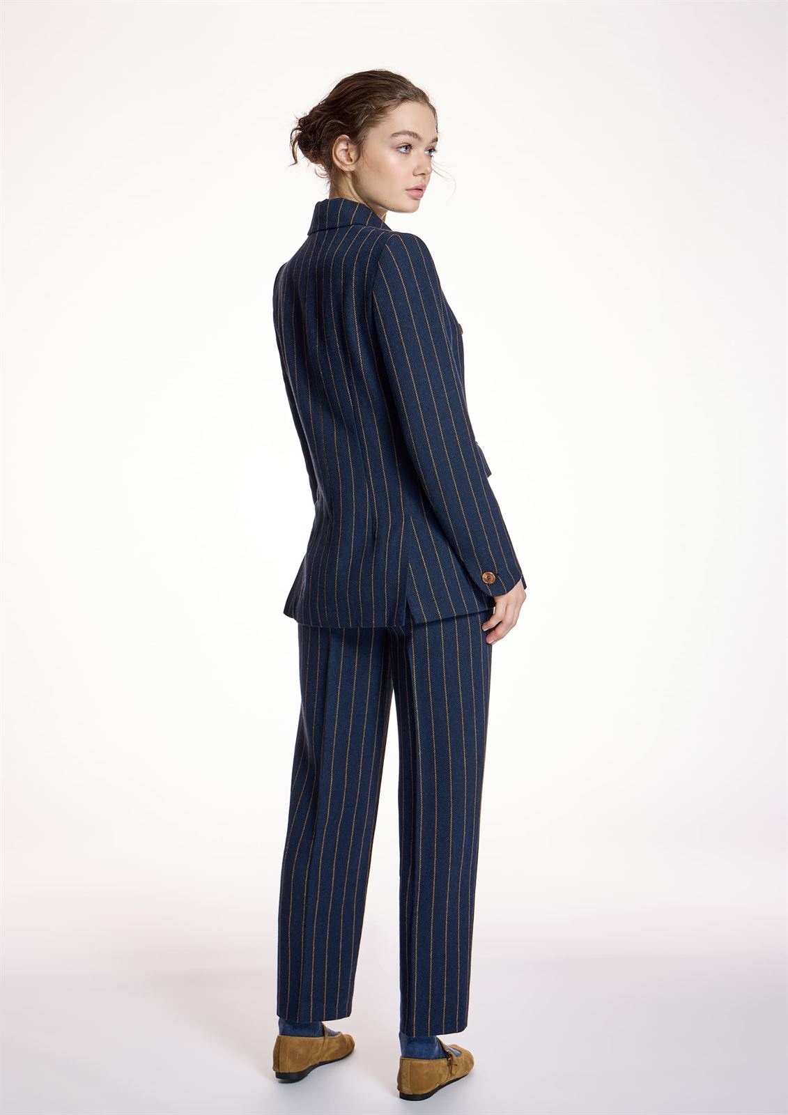 ALBA CONDE Pantalón Raya Diplomática - Imagen 3