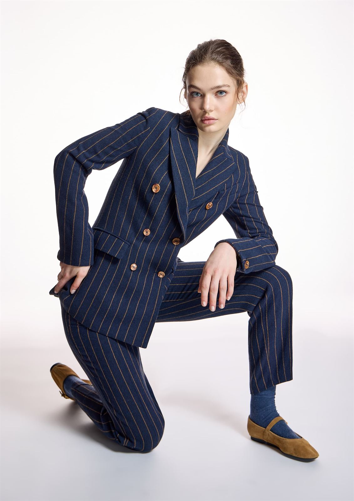 ALBA CONDE Pantalón Raya Diplomática - Imagen 4