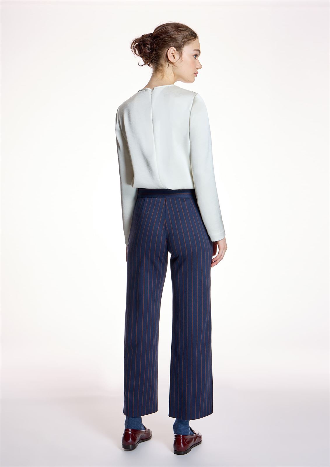 ALBA CONDE Pantalón Raya Diplomática - Imagen 8