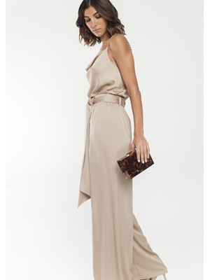 ALBA CONDE Pantalón Satinado Lazada - Imagen 1