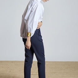 ALBA CONDE Pantalón Semientallado Marino - Imagen 2