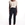 ALBA CONDE Pantalón Semientallado Negro - Imagen 2