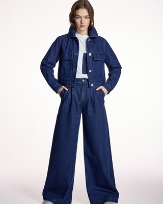 ALBA CONDE Pantalón Vaquero Wide Leg - Imagen 1