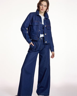 ALBA CONDE Pantalón Vaquero Wide Leg - Imagen 2