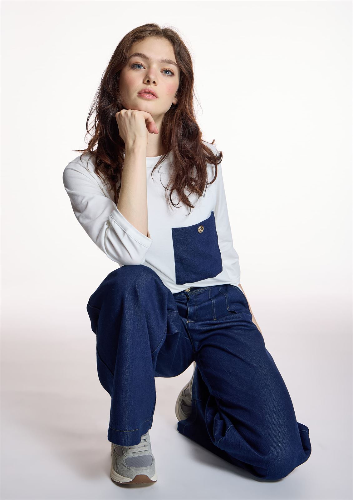ALBA CONDE Pantalón Vaquero Wide Leg - Imagen 3