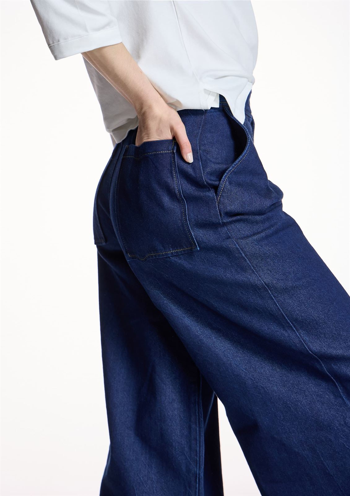 ALBA CONDE Pantalón Vaquero Wide Leg - Imagen 4