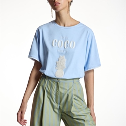 ALBA CONDE Pantalón Verde de Rayas - Imagen 1