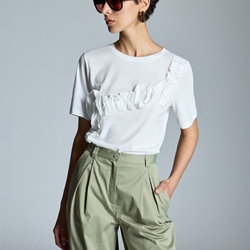 ALBA CONDE Pantalón Verde Pinzas - Imagen 1