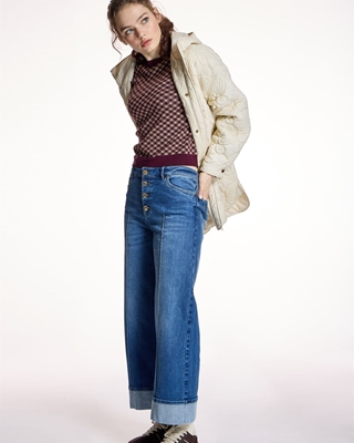 ALBA CONDE Parka Acolchada Cruda - Imagen 1