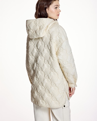 ALBA CONDE Parka Acolchada Cruda - Imagen 2