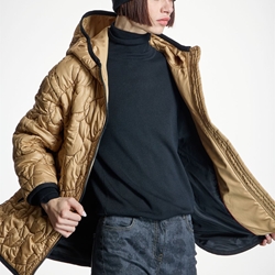 ALBA CONDE Parka Acolchada en Camel - Imagen 1