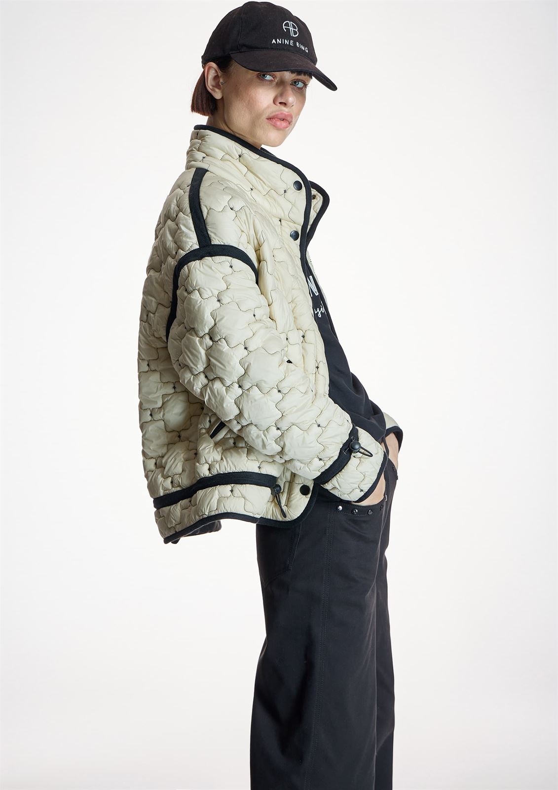 ALBA CONDE parka Acolchada en Crudo - Imagen 3