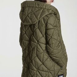 ALBA CONDE Parka Acolchada Kaki - Imagen 1