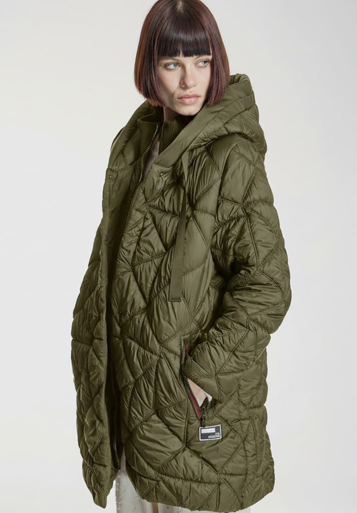 ALBA CONDE Parka Acolchada Kaki - Imagen 2