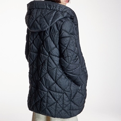 ALBA CONDE Parka Acolchada Negra - Imagen 1