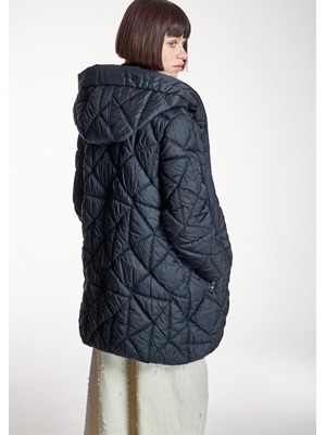 ALBA CONDE Parka Acolchada Negra - Imagen 1