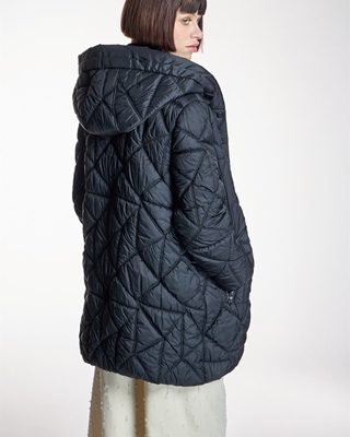 ALBA CONDE Parka Acolchada Negra - Imagen 1