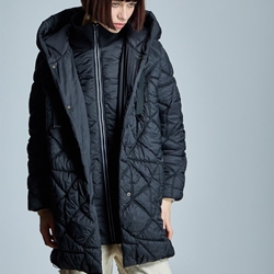 ALBA CONDE Parka Acolchada Negra - Imagen 2