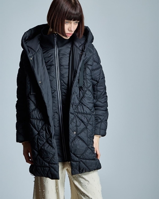 ALBA CONDE Parka Acolchada Negra - Imagen 2