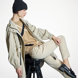 ALBA CONDE Parka Beige con Bolsillos y Capucha - Imagen 1