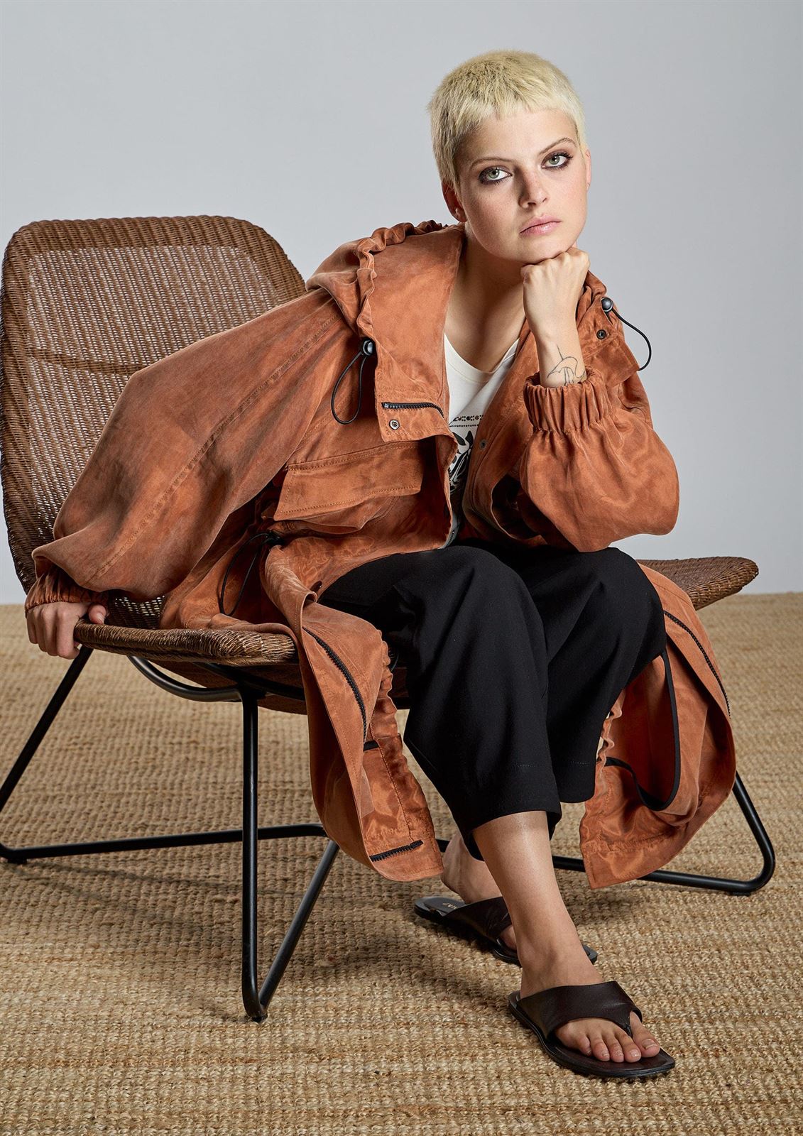 ALBA CONDE Parka Teja - Imagen 1