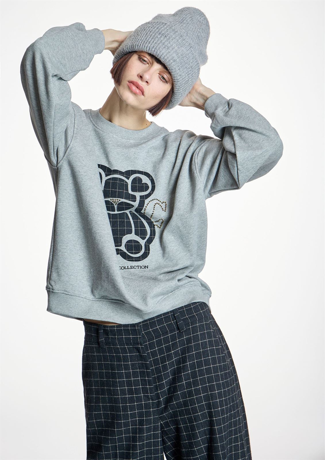 ALBA CONDE Sudadera con Print - Imagen 2
