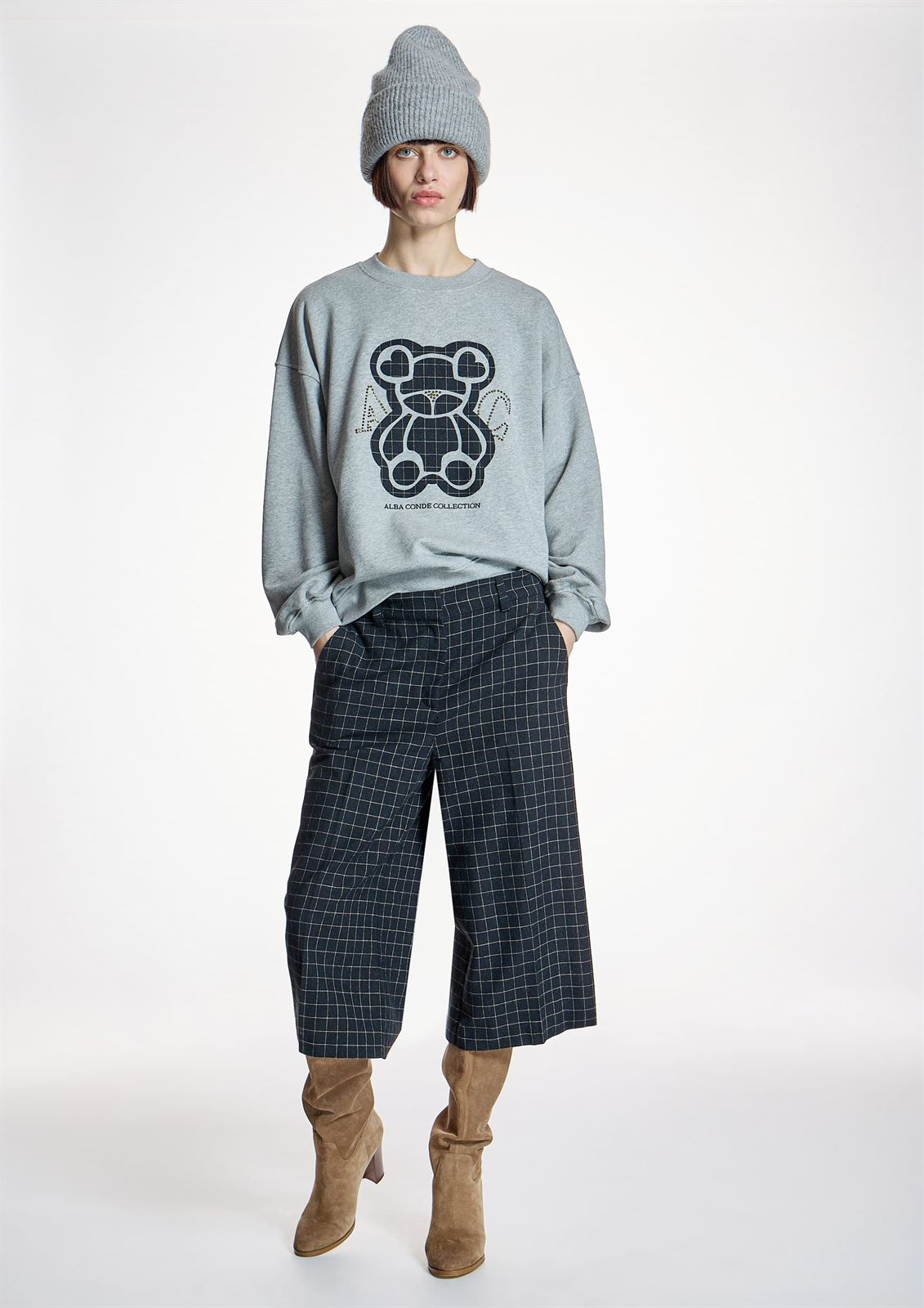 ALBA CONDE Sudadera con Print - Imagen 3