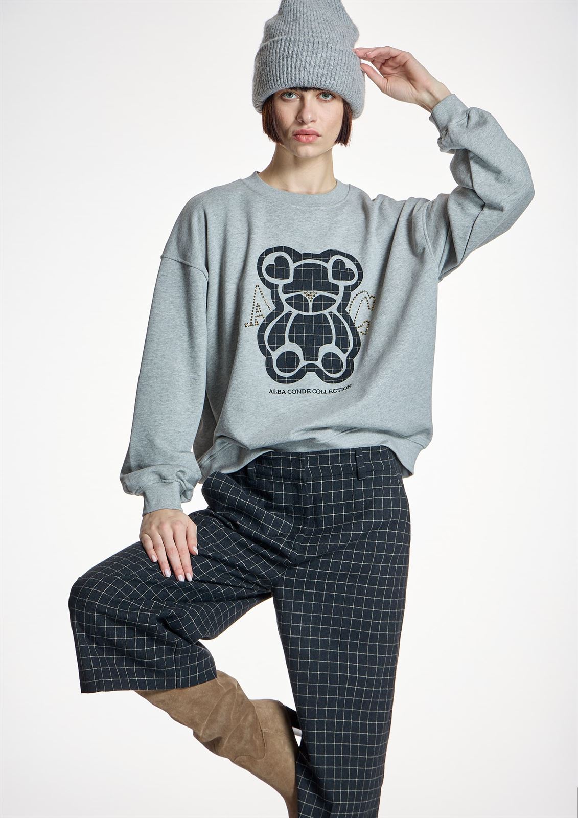 ALBA CONDE Sudadera con Print - Imagen 4