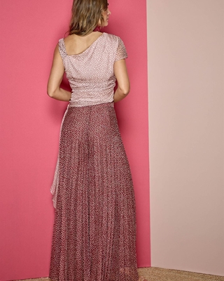 ALBA CONDE Top Asimétrico Lunares - Imagen 1