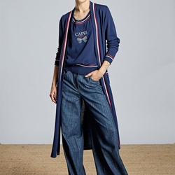 ALBA CONDE Top de Punto Marino - Imagen 1