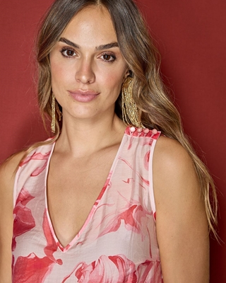 ALBA CONDE Top Estampado Floral - Imagen 1