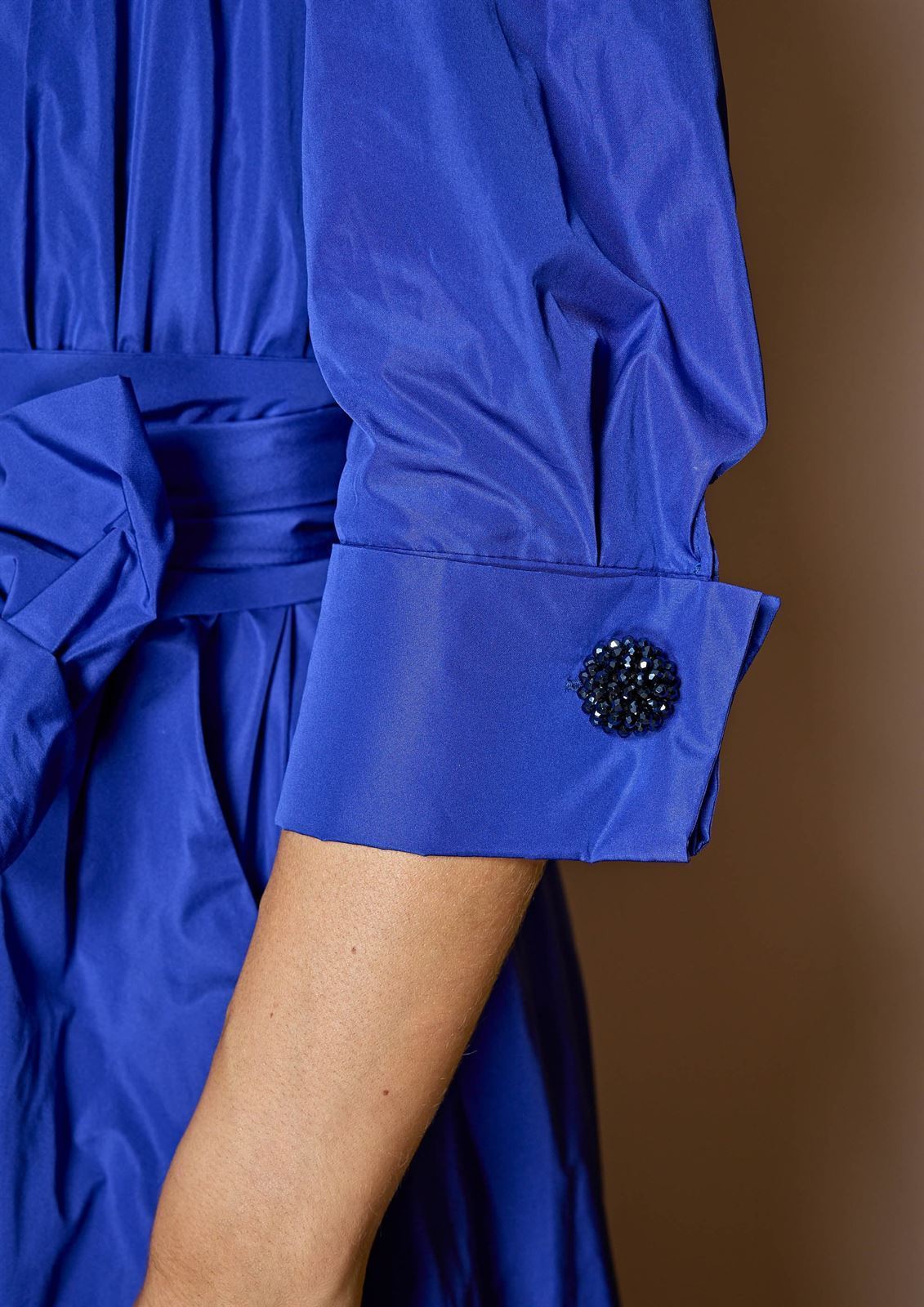 ALBA CONDE Vestido Camisero Azul - Imagen 3