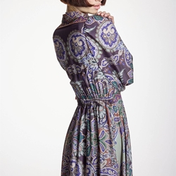 ALBA CONDE Vestido Camisero Estampado Cachemire - Imagen 2