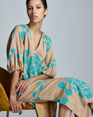 ALBA CONDE Vestido Dibujo Jacquard - Imagen 1