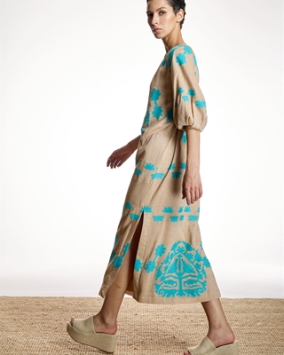 ALBA CONDE Vestido Dibujo Jacquard - Imagen 2