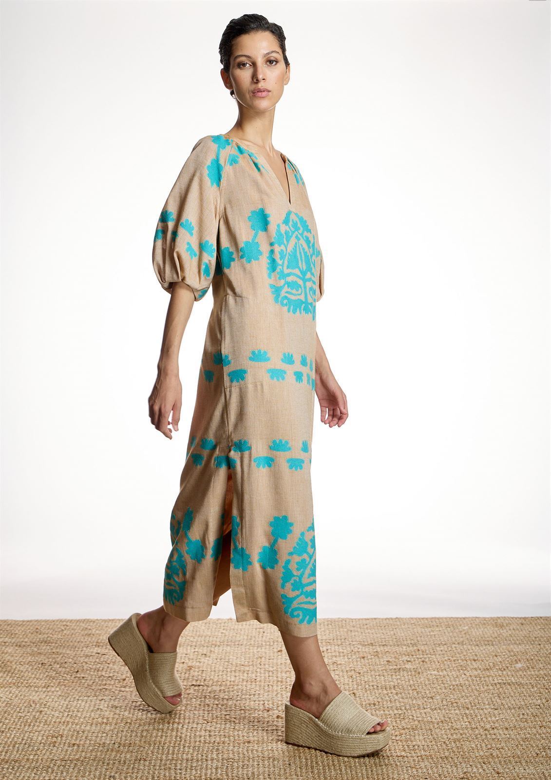 ALBA CONDE Vestido Dibujo Jacquard - Imagen 3