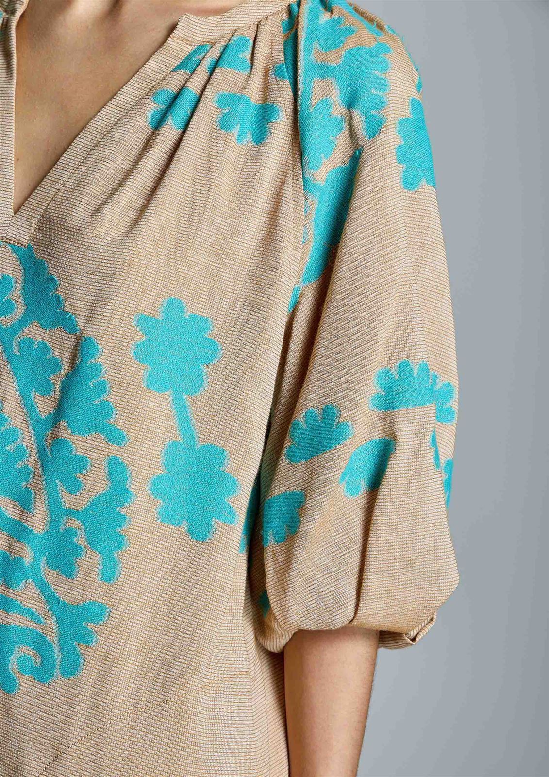 ALBA CONDE Vestido Dibujo Jacquard - Imagen 5