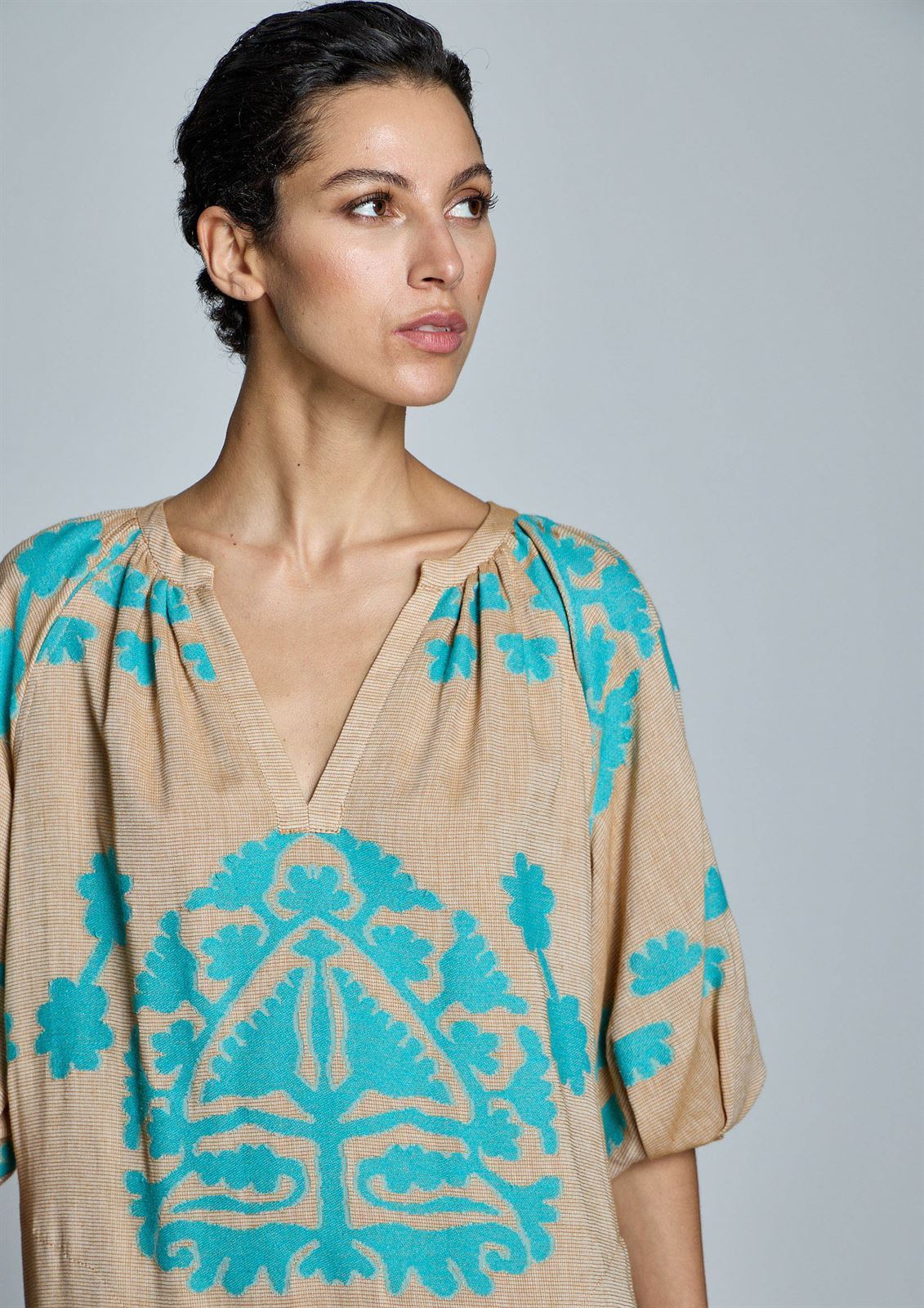 ALBA CONDE Vestido Dibujo Jacquard - Imagen 6