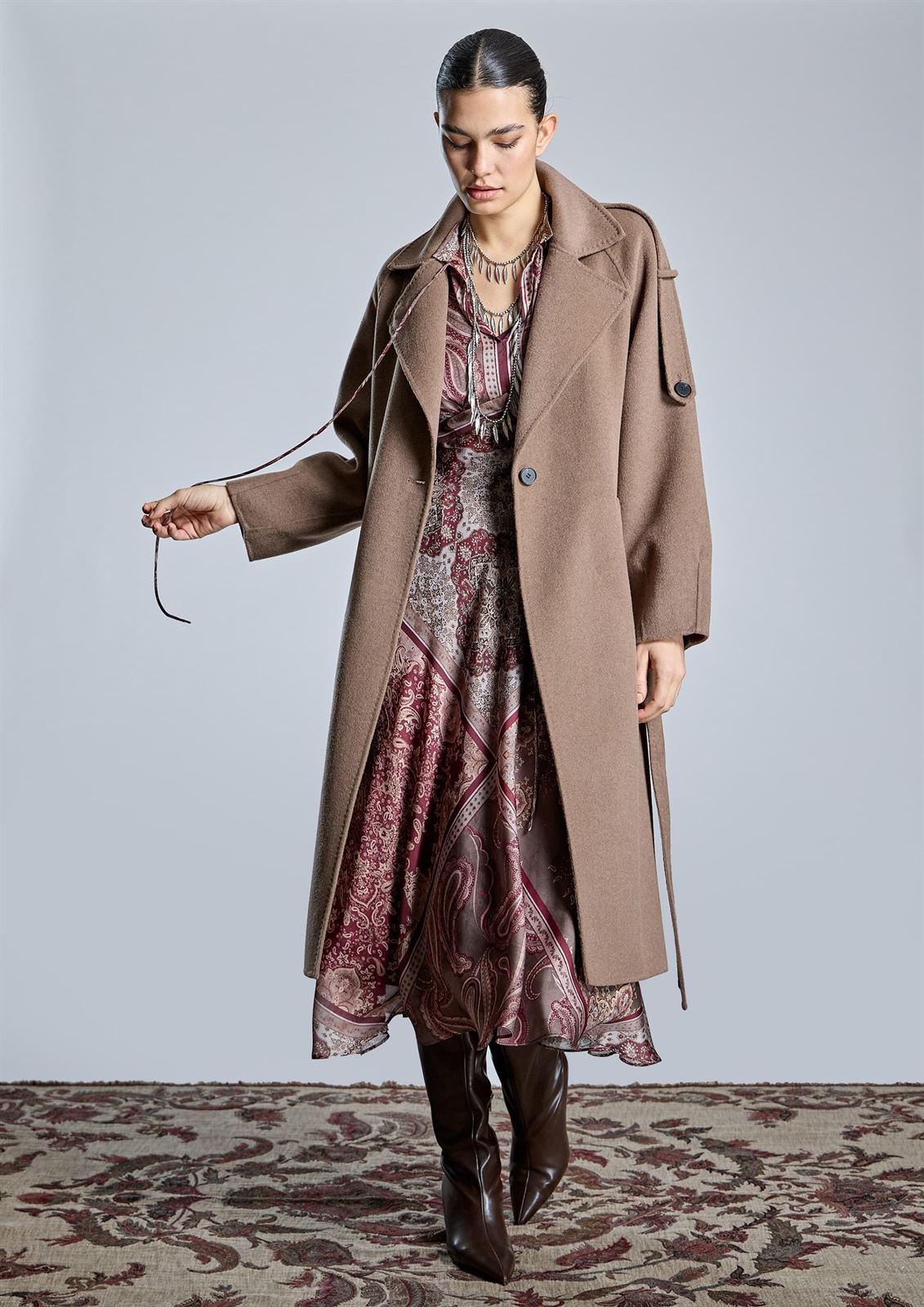 ALBA CONDE Vestido Estampado Cachemires - Imagen 4