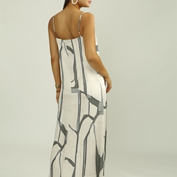 ALBA CONDE Vestido Estampado con Kimono - Imagen 2