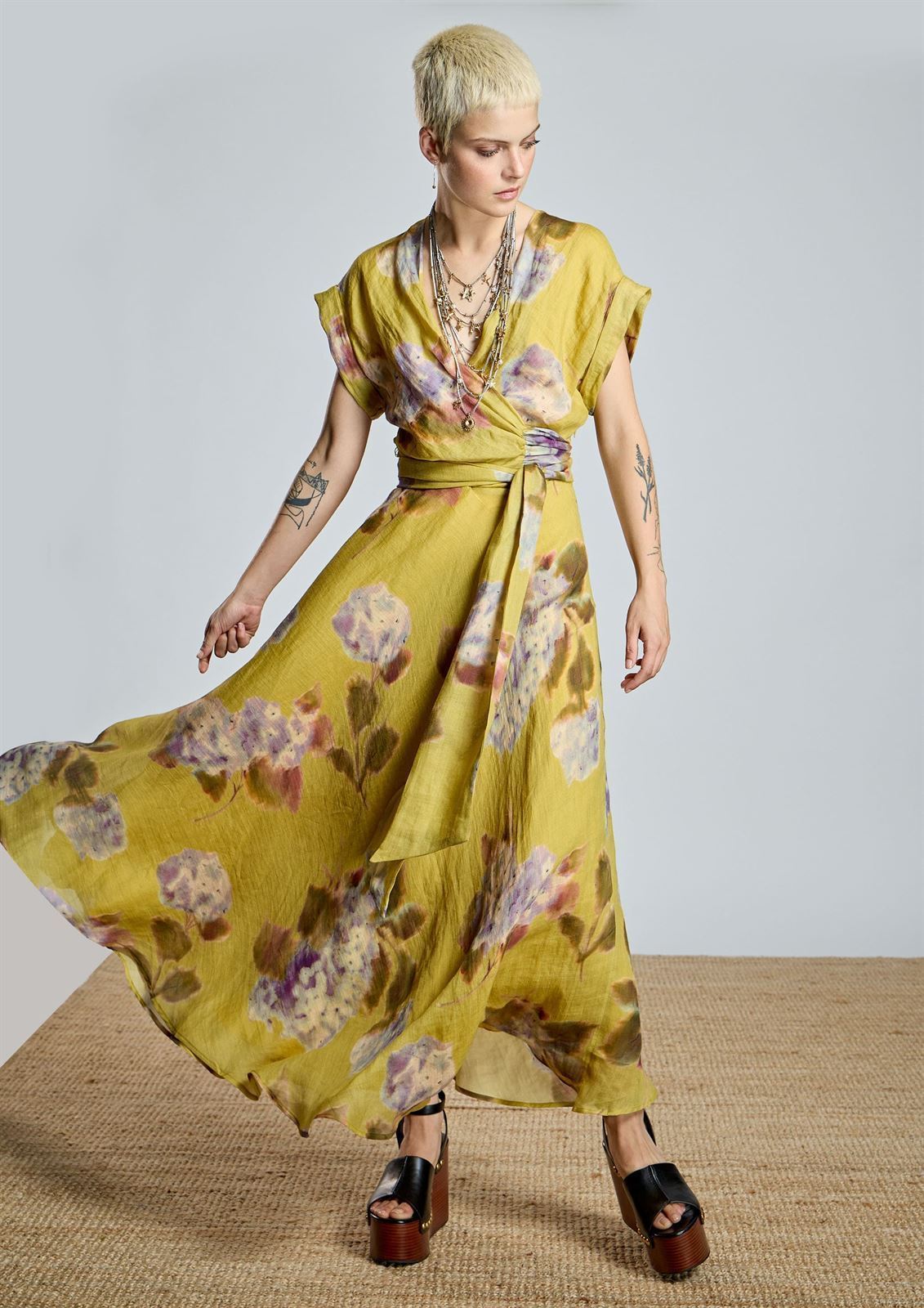 ALBA CONDE Vestido Estampado Floral - Imagen 1