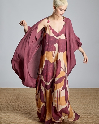 ALBA CONDE Vestido Largo Estampado - Imagen 1